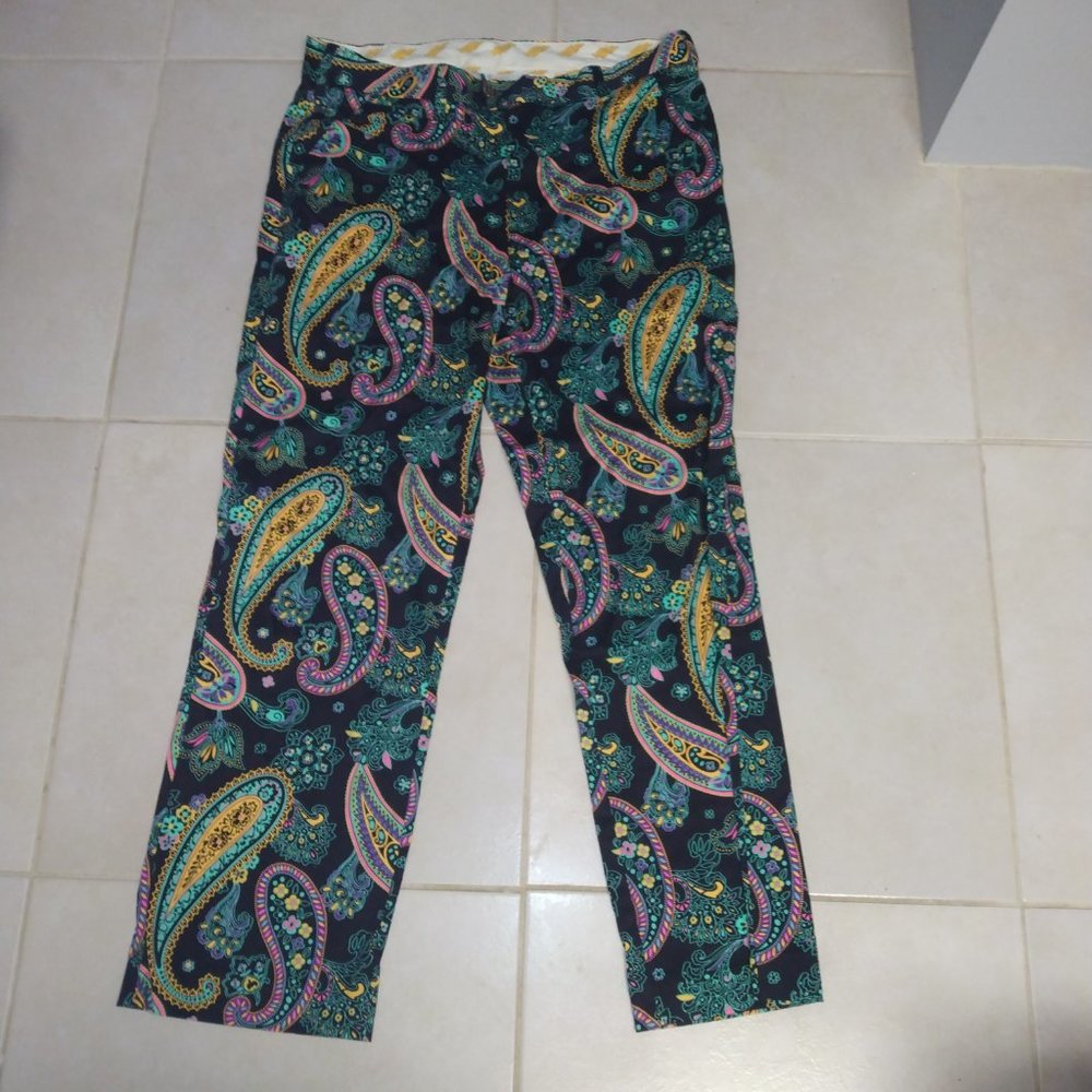 ❤️MENS LOUDSMOUTH Paisley Golf Pants Retro Size 36 / 32